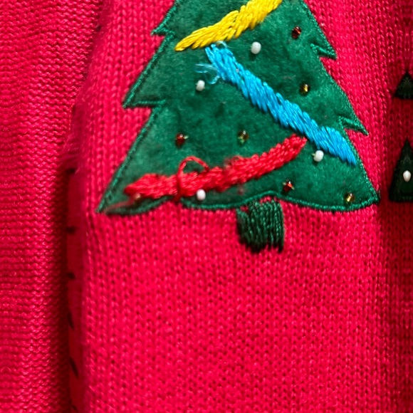 Victoria Harbour Vintage Christmas Sweater Vest - Picture 4 of 5